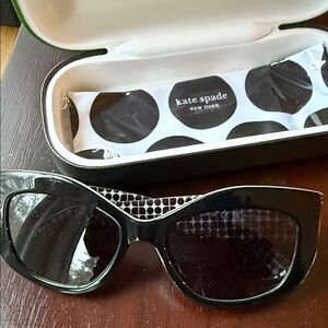 Kate Spade Black Cat-Eye Sunglasses